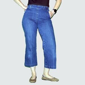 AG Adriano Goldschmied Nautical Crop 27 R Juliette trouser